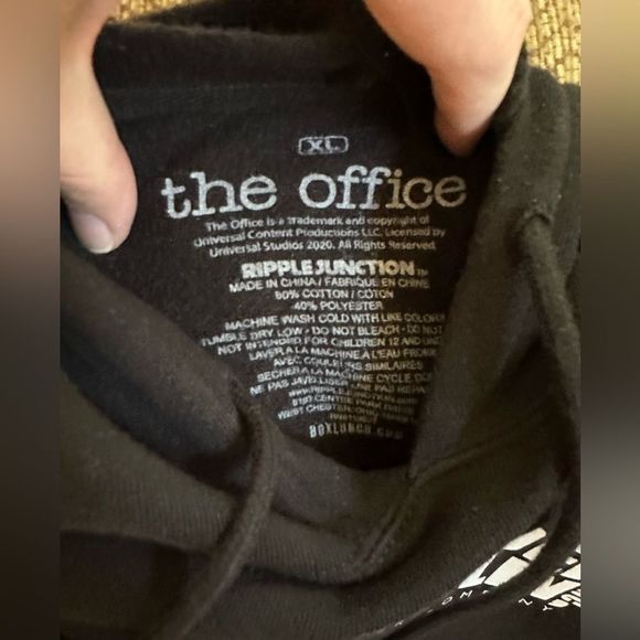 The office Dunder mufflin xl pullover hoodie - Picture 3 of 3